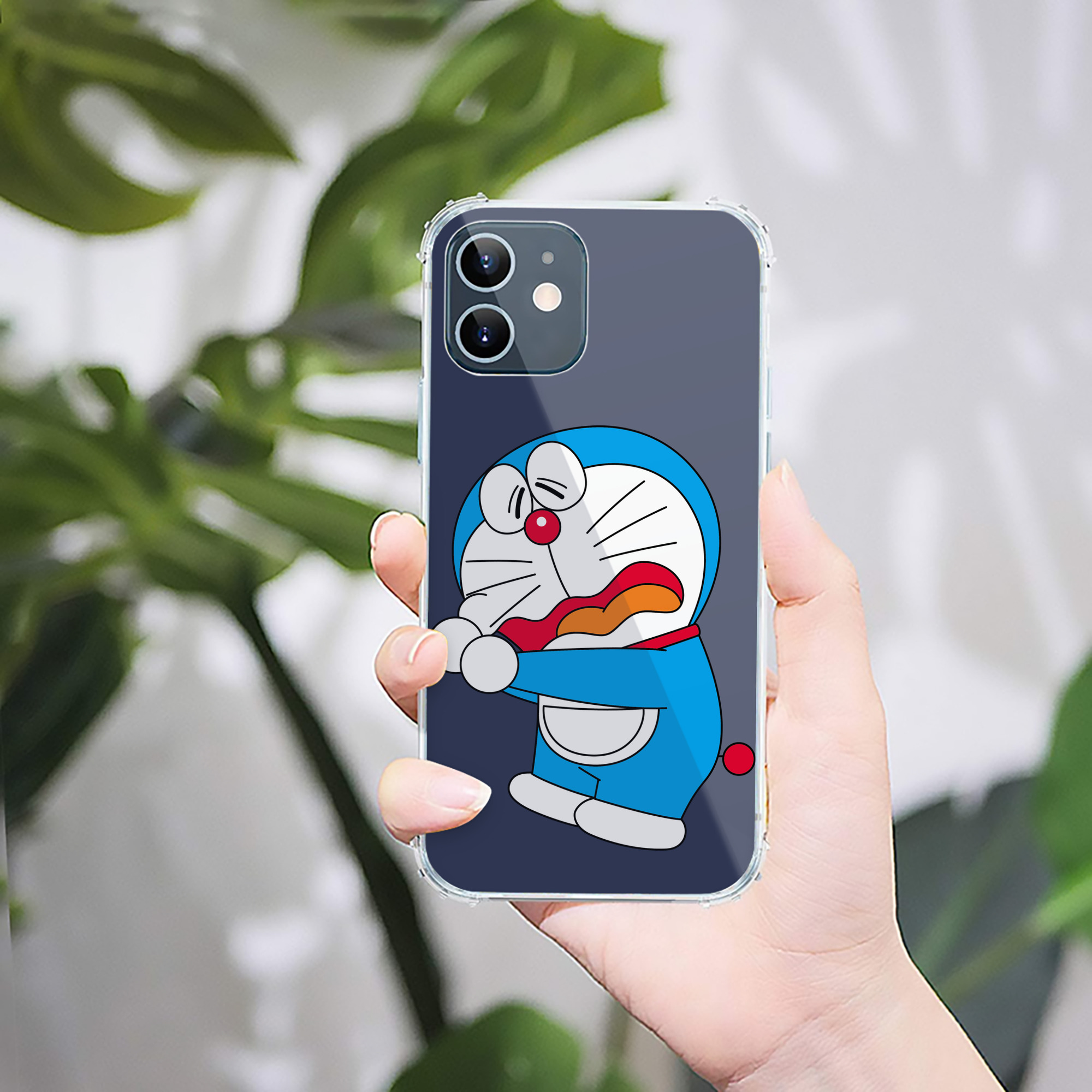 （画像用） ドラえもん Doraemon 【iPhone 12シリーズ対応】透明スマホケース（クリアソフトケース）